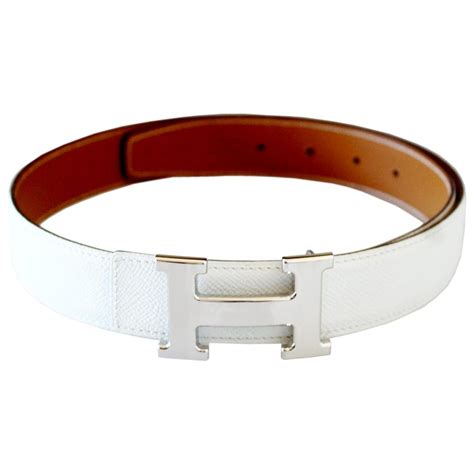 all white hermes belt|Hermes belt unisex.